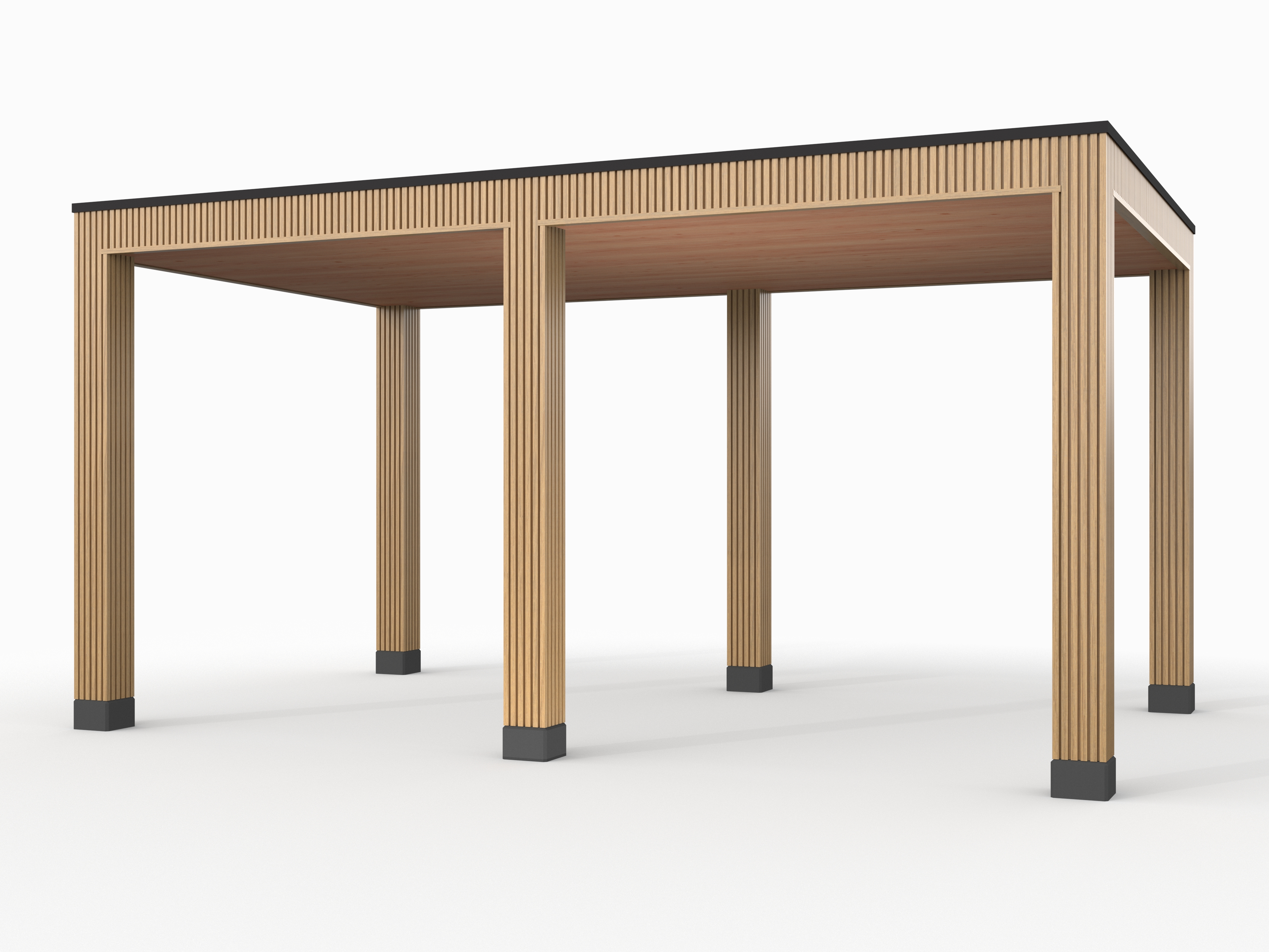 Douglas overkapping, 500 x 300, Westwood Rhombus Red Cedar - Afbeelding 1